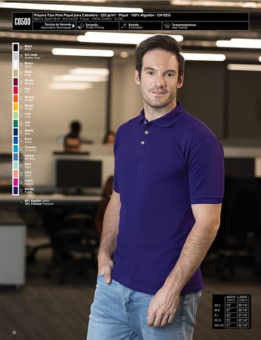 Playera tipo polo yazbek Sale